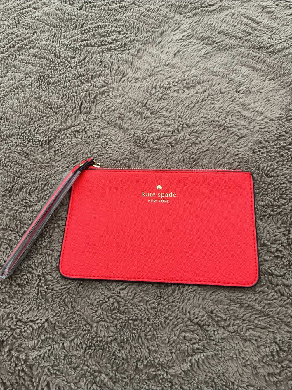kate spade New York Red Wristlet Pouch
